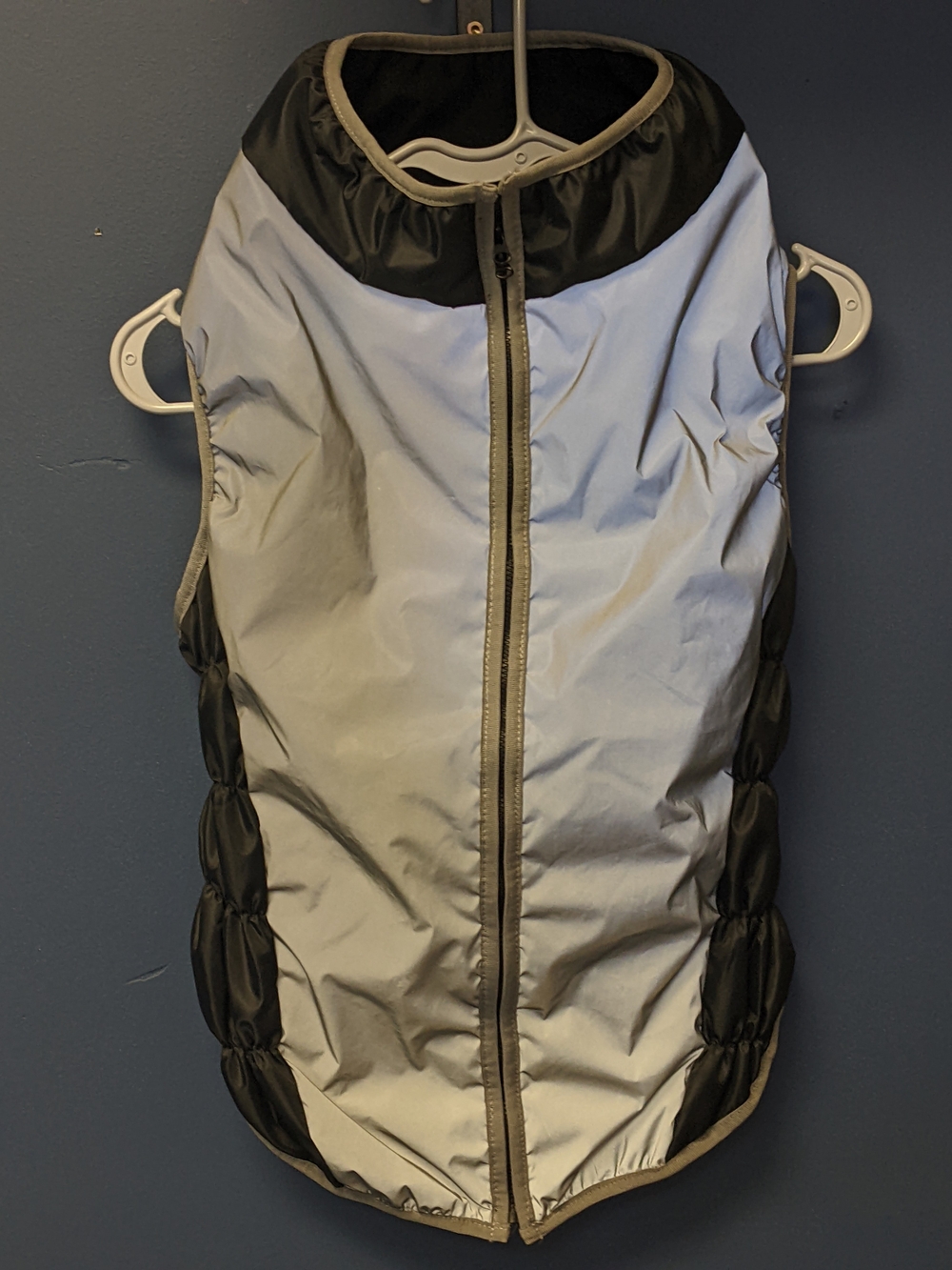 Dog Reflective Jacket - Size XXL - Black & Grey - New Without Tags